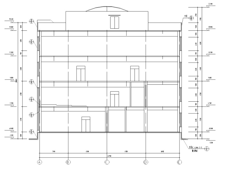 [福建]某五层<a href=https://www.yitu.cn/sketchup/xuexiao/index.html target=_blank class=infotextkey>学校</a>图书馆<a href=https://www.yitu.cn/su/7590.html target=_blank class=infotextkey>设计</a>施工图