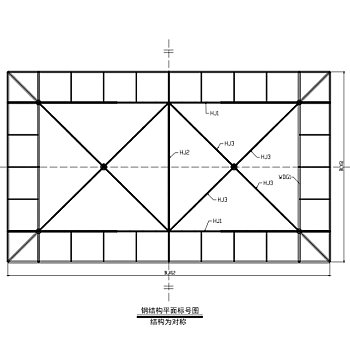 加油站膜结构施工图（CAD、13张）