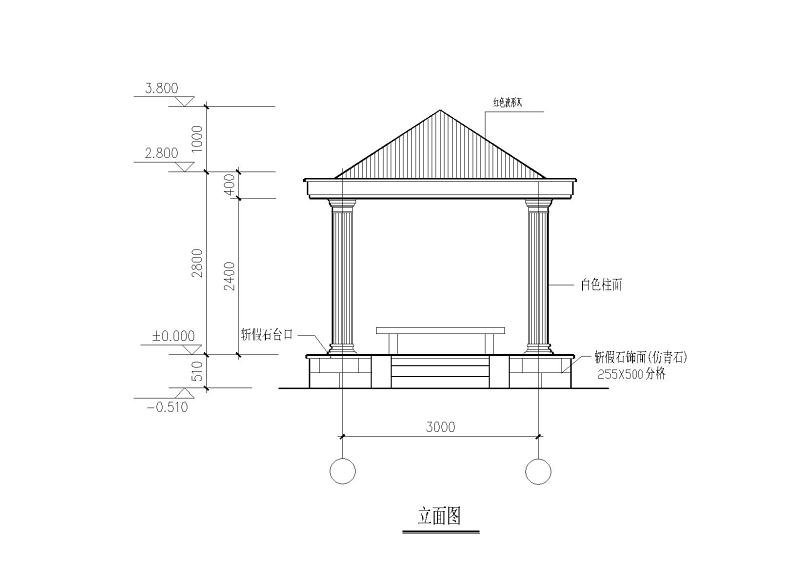 <a href=https://www.yitu.cn/su/7053.html target=_blank class=infotextkey>亭</a>、<a href=https://www.yitu.cn/su/6944.html target=_blank class=infotextkey>长廊</a>、围墙等建筑结构施工图