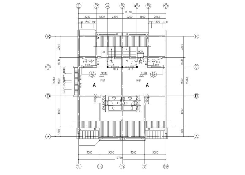 农村徽派<a href=https://www.yitu.cn/su/8021.html target=_blank class=infotextkey>马</a><a href=https://www.yitu.cn/su/8140.html target=_blank class=infotextkey>头</a>墙住宅<a href=https://www.yitu.cn/su/8159.html target=_blank class=infotextkey>楼</a>施工图（CAD）