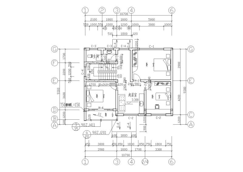 [湖南]湘西<a href=https://www.yitu.cn/su/8021.html target=_blank class=infotextkey>马</a><a href=https://www.yitu.cn/su/8140.html target=_blank class=infotextkey>头</a>墙三层吊脚住宅<a href=https://www.yitu.cn/su/8159.html target=_blank class=infotextkey>楼</a>建筑施工图