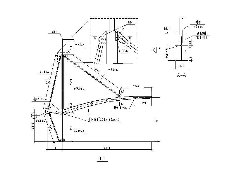 膜结构<a href=https://www.yitu.cn/sketchup/qiche/index.html target=_blank class=infotextkey><a href=https://www.yitu.cn/su/7056.html target=_blank class=infotextkey>汽车</a></a>棚结构施工图