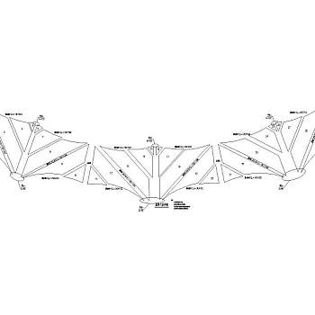 钢索膜结构结构施工图（CAD）