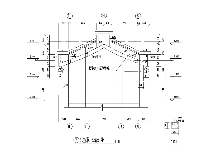 徽派<a href=https://www.yitu.cn/su/8021.html target=_blank class=infotextkey>马</a><a href=https://www.yitu.cn/su/8140.html target=_blank class=infotextkey>头</a>墙节点大样图（CAD）