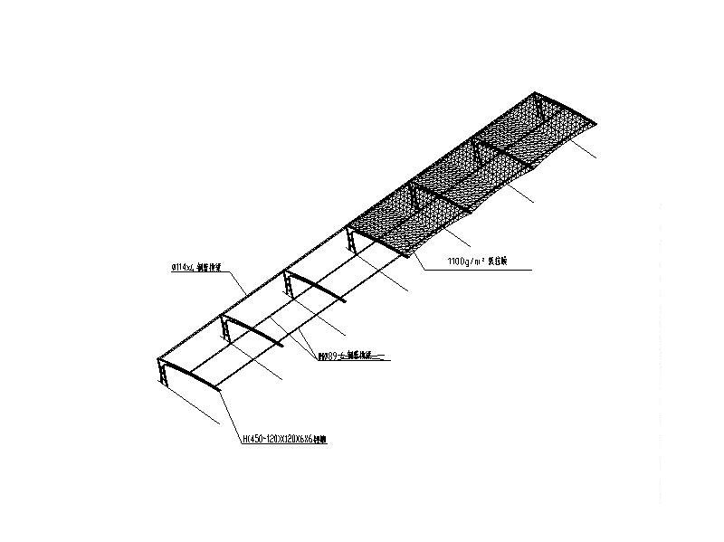 <a href=https://www.yitu.cn/sketchup/zixingche/index.html target=_blank class=infotextkey><a href=https://www.yitu.cn/su/7090.html target=_blank class=infotextkey>自行车</a></a>棚膜结构施工图