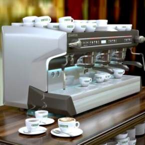 专业咖啡机3D模型