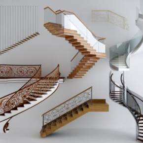 常用款楼梯合集3D模型