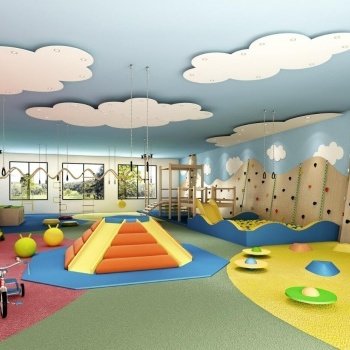 幼儿园体能活动室3D模型