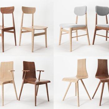 北欧椅子3D模型