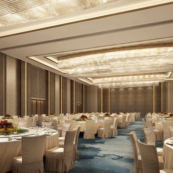 新中式宴会厅3D模型