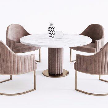 意大利 Signorini&Coco 现代餐桌椅组合3D模型