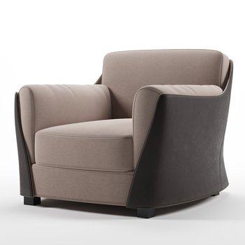 意大利 Giorgetti 现代单人沙发3D模型