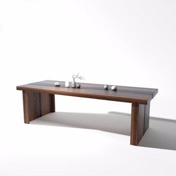 木迹 新中式茶桌3D模型