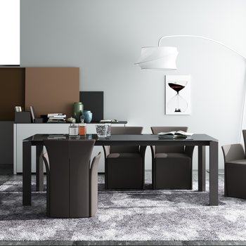意大利 CALLIGARIS 现代餐桌椅3D模型