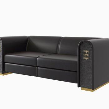 意大利 范思哲 Versace Home 现代休闲双人沙发3D模型