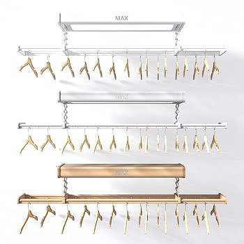 现代智能电动晾衣架3D模型