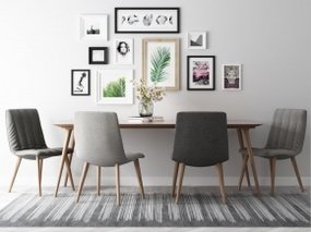 北欧桌椅装饰画组合3D模型