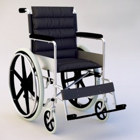 现代轮椅3D模型