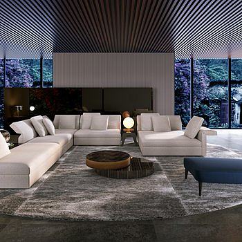 Minotti 现代客厅3D模型