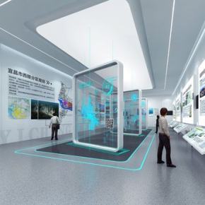 现代规划展厅3D模型