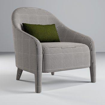 意大利 fendi 现代单人沙发3D模型