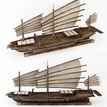 木船模型3D模型