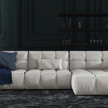 意大利 Natuzzi 现代转角沙发3D模型