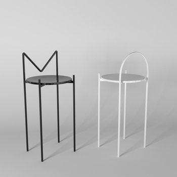 现代吧台椅3D模型