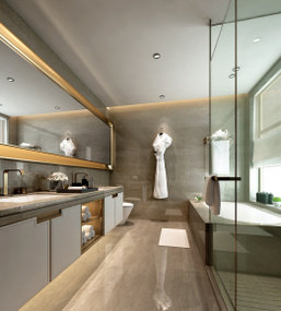 现代卫浴空间3D模型
