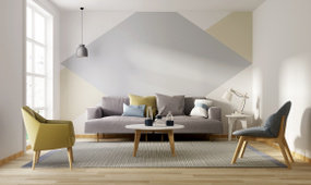 北欧布艺沙发休闲椅茶几组合3D模型