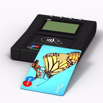 银行卡POS机3D模型