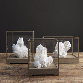 现代晶石雕塑摆件3D模型