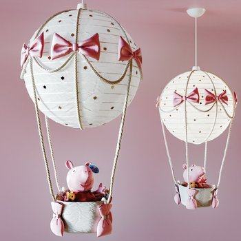 小猪佩奇热气球儿童吊灯3D模型