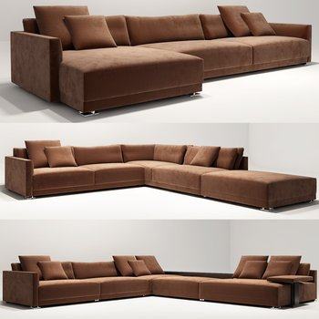 Poliform 现代L型沙发3D模型