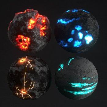 四大星球3D模型