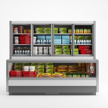 冰柜冷柜货架3D模型
