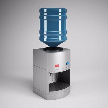 现代饮水机3D模型