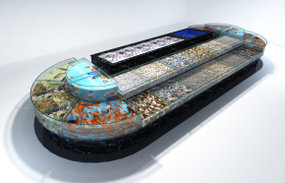 现代超市海鲜池3D模型
