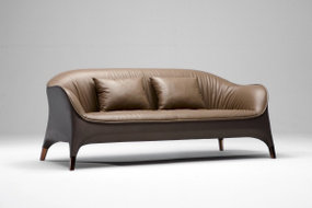 GLORIA现代皮革双人沙发3D模型