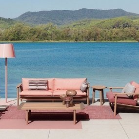 西班牙Kettal品牌 北欧户外实木沙发组合3d模型