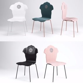 versace现代单椅3d模型