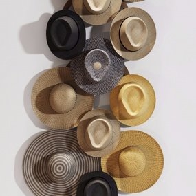 现代草帽3d模型