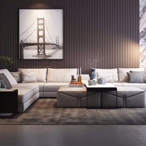 意大利Visionnaire现代组合沙发3d模型