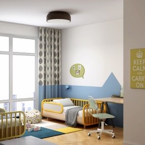 Zrobym architects设计 北欧婴儿床3d模型
