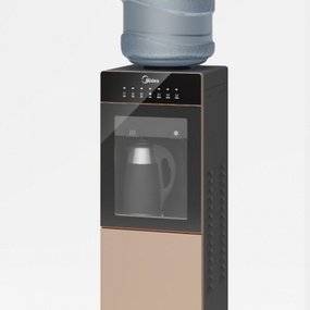 现代美的饮水机3d模型