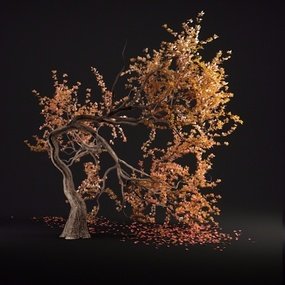 现代景观树3d模型