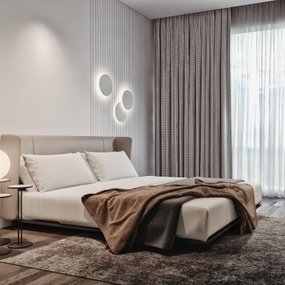 现代简约卧室3d模型