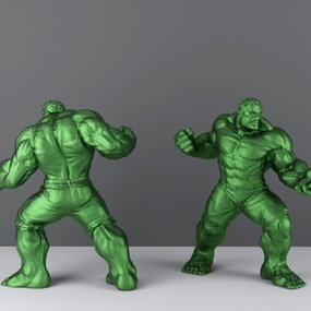 现代绿巨人雕塑摆件3d模型
