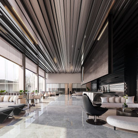 唐忠汉设计 武汉中城新时代展售中心3d模型