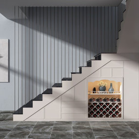 现代楼梯储藏柜3d模型